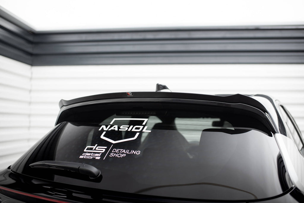 Maxton Design Spoiler CAP passend für Toyota Yaris GR Sport Mk4 schwarz Hochglanz