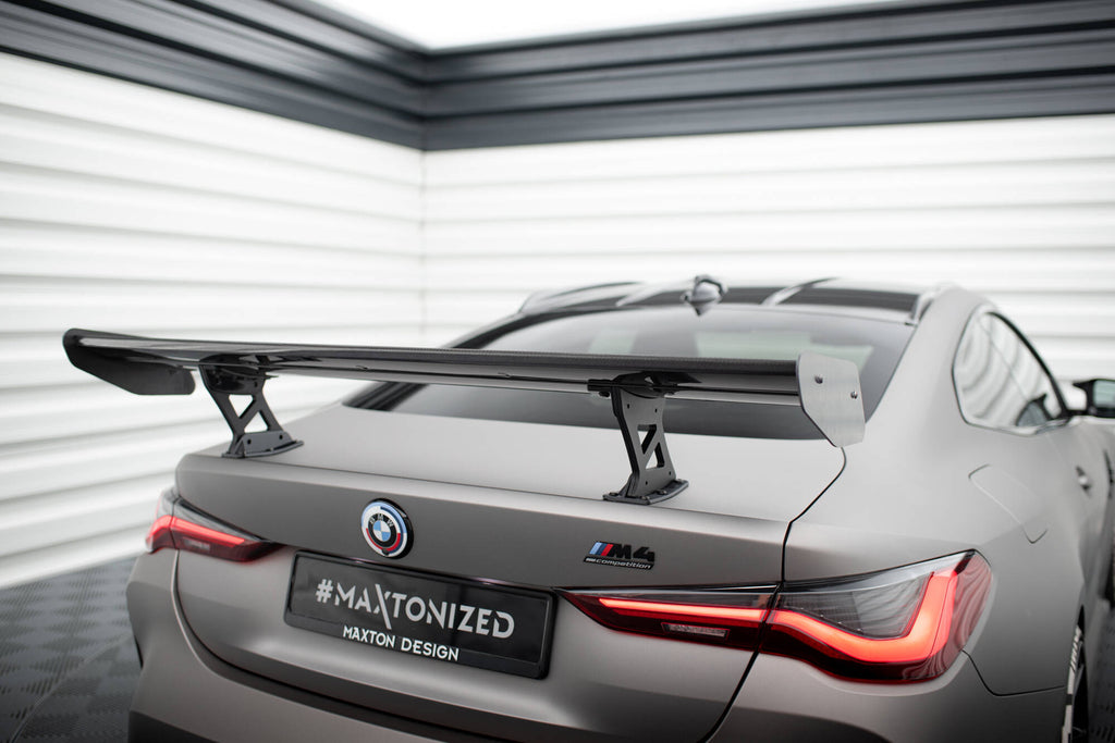 Maxton Design Carbon Spoiler With Internal Brackets Uprights BMW M4 G82 / G82 Facelift / M440i / 4 M-Paket G22 / G22 Facelift für BMW 4er Coupe