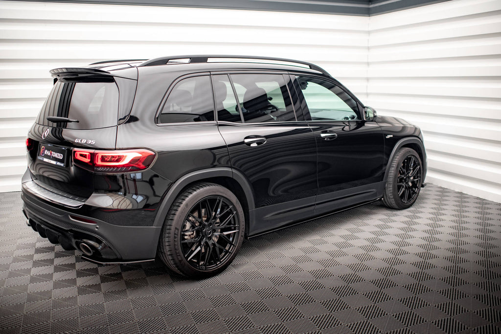 Maxton Design Street+ Seitenschweller Leisten passend für Mercedes-AMG GLB 35 / AMG-Line X247 schwarz Hochglanz
