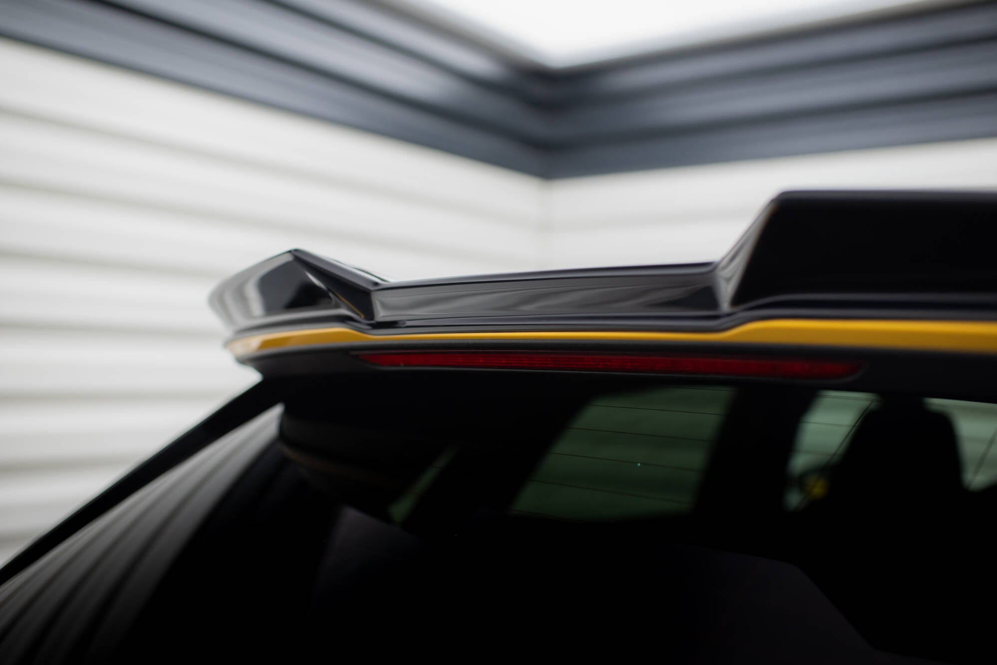 Maxton Design Spoiler CAP 3D passend für Audi RS3 Sportback 8Y Facelift schwarz Hochglanz