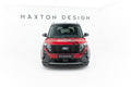Maxton Design Street+ Spoilerlippe Front Ansatz passend für Ford Tourneo Courier Mk2 schwarz Hochglanz