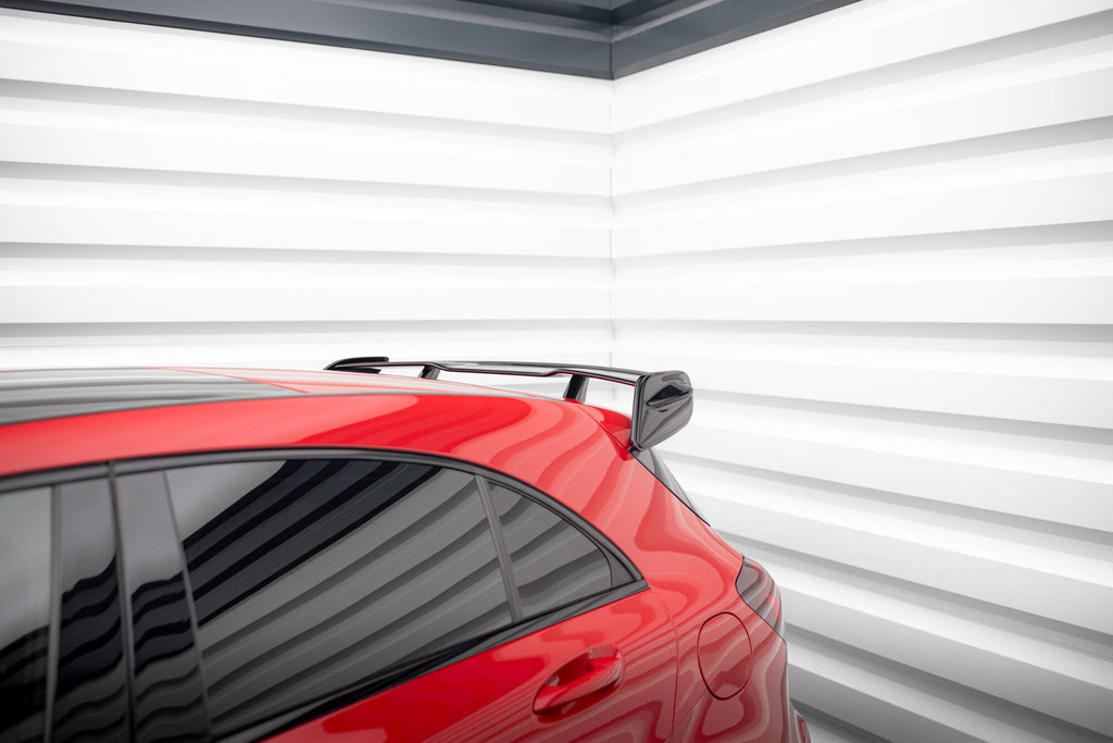 Maxton Design Spoiler Seiten Erweiterung Mercedes A W176 AMG Facelift schwarz Hochglanz für Mercedes-Benz A Klasse W176 FL