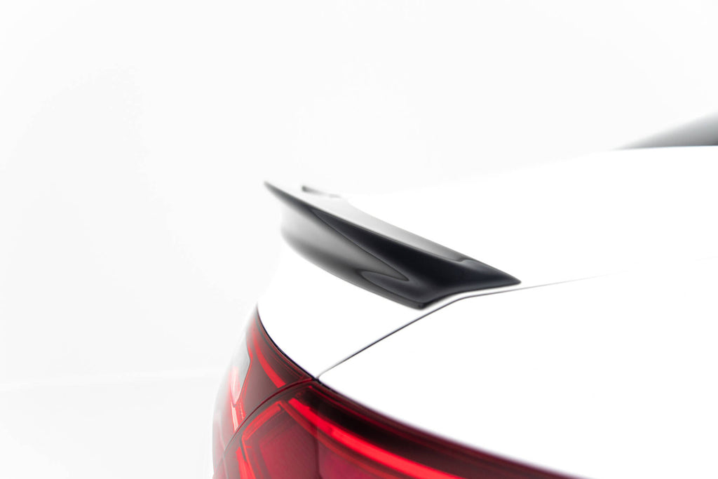Maxton Design Spoiler CAP 3D passend für Mercedes-Benz CLA Coupe C118 Facelift schwarz Hochglanz