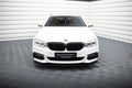 Maxton Design Street+ Spoilerlippe Front Ansatz V.1 passend für BMW 5er M-Paket / M550d / M550i G30/ G31 M-Paket schwarz Hochglanz