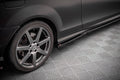 Maxton Design Street+ Seitenschweller Leisten passend für Mercedes-Benz C Coupe / Limousine / Kombi AMG-Line C204 / W204 Facelift / S204 Facelift schwarz Hochglanz