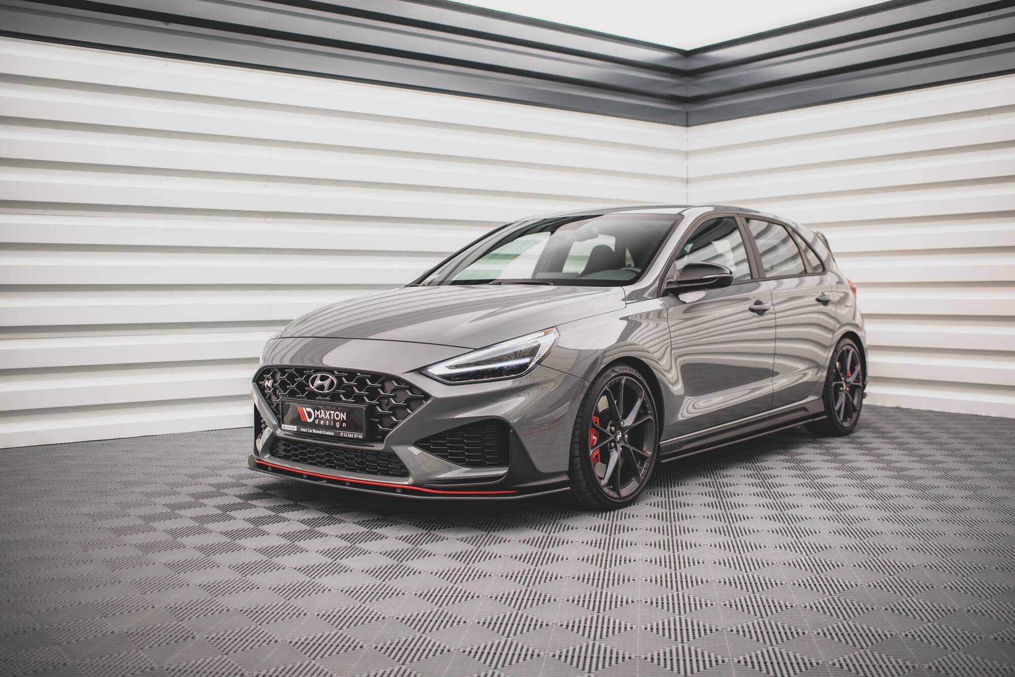 Maxton Design Street Pro Street+ Seitenschweller Leisten V.2 passend für Hyundai I30 N / N-Line Hatchback / Fastback Mk3 / Mk3 Facelift