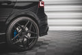 Maxton Design Heck Ansatz Flaps Diffusor V.2 passend für VW Golf R Hatchback Mk8 Facelift schwarz Hochglanz