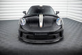 Maxton Design Street+ Spoilerlippe Front Ansatz passend für Porsche 911 992 GT3 schwarz Hochglanz