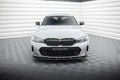 Maxton Design Street+ Spoilerlippe Front Ansatz V.1 passend für BMW 3er M340i / M-Paket G20 / G21 Facelift schwarz Hochglanz