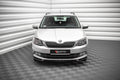 Maxton Design Street+ Spoilerlippe Front Ansatz V.1 passend für Skoda Fabia Mk3 schwarz Hochglanz