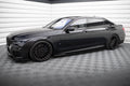 Maxton Design Street+ Seitenschweller Leisten V.2 passend für BMW 7 Lang M-Paket G12 schwarz Hochglanz