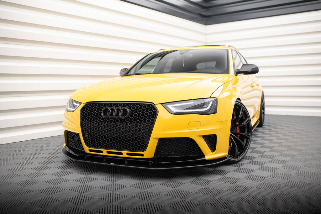 Maxton Design Street Pro Street+ Spoilerlippe Front Ansatz passend für Audi RS4 B8