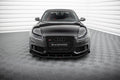 Maxton Design Street Pro Street+ Spoilerlippe Front Ansatz + Flaps passend für Audi S5 / A5 S-Line 8T schwarz Hochglanz