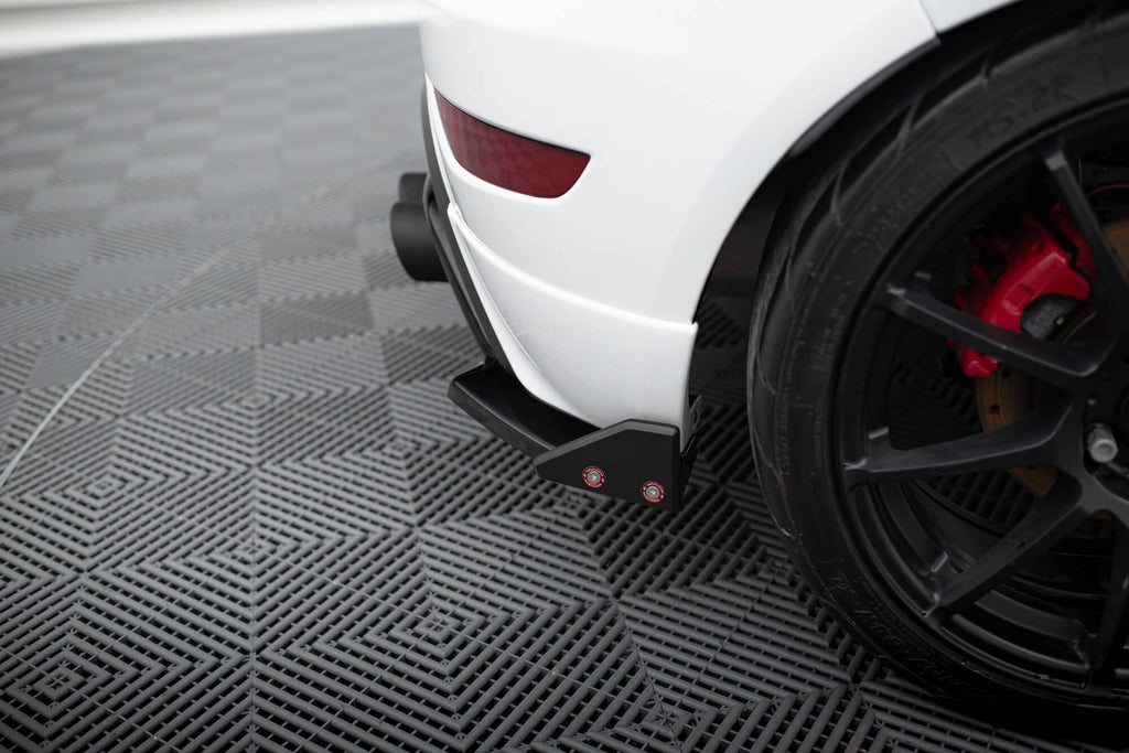 Maxton Design Heck Ansatz Flaps Diffusor V.3 + Flaps passend für Ford Fiesta ST Mk7 Facelift