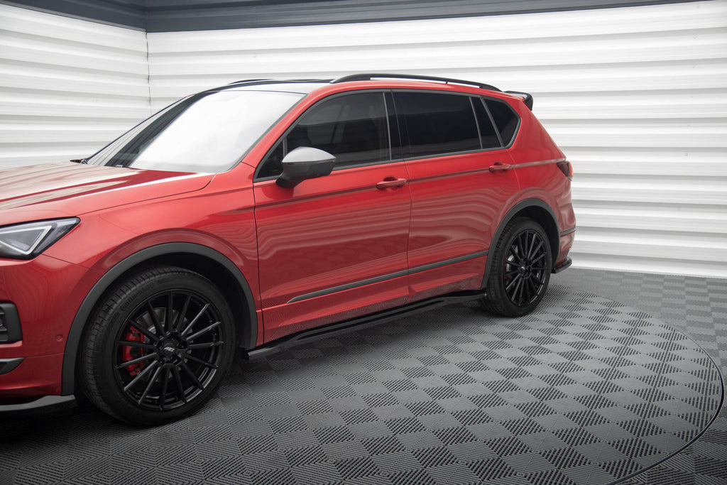 Maxton Design Street+ Seitenschweller Leisten passend für Seat Tarraco FR Mk1 schwarz Hochglanz