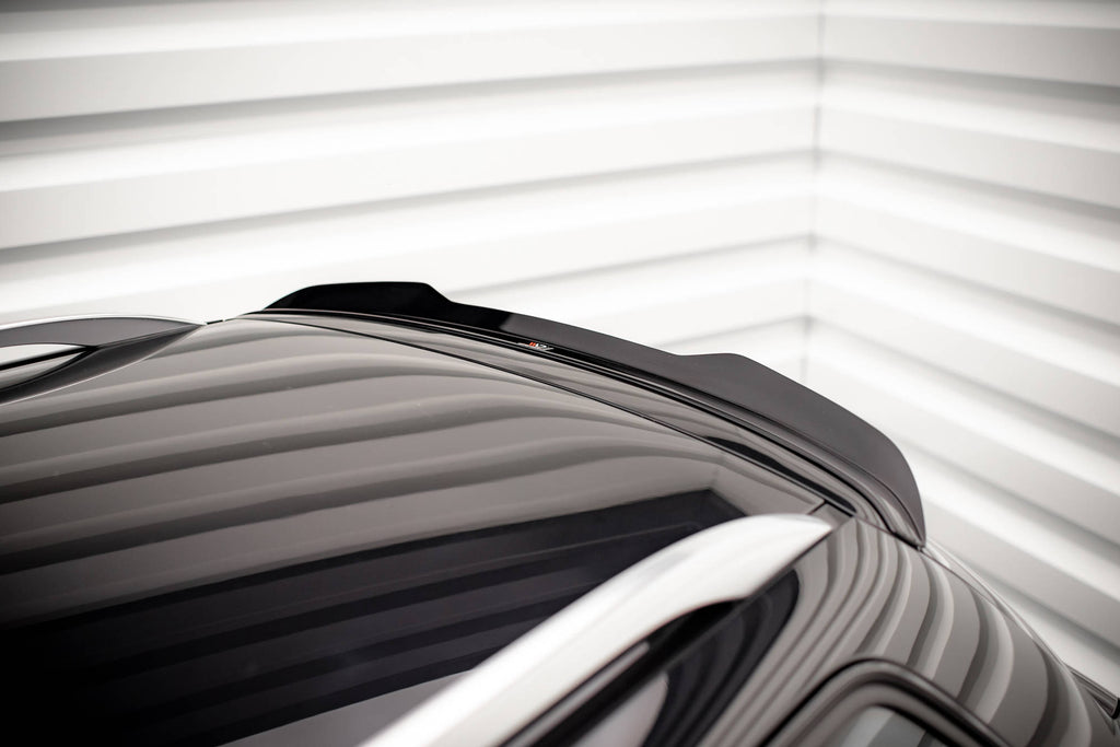 Maxton Design Spoiler CAP passend für Seat Exeo ST schwarz Hochglanz