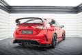 Maxton Design Street+ Mittlerer Diffusor RACE passend für V.1 + Flaps Honda Civic Type-R Mk 11