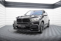 Maxton Design Street+ Spoilerlippe Front Ansatz V.3 passend für BMW X5 M-Paket F15 schwarz Hochglanz