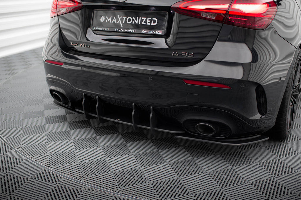 Maxton Design Street Pro Heckschürze passend für Mercedes-AMG A35 Hatchback W177