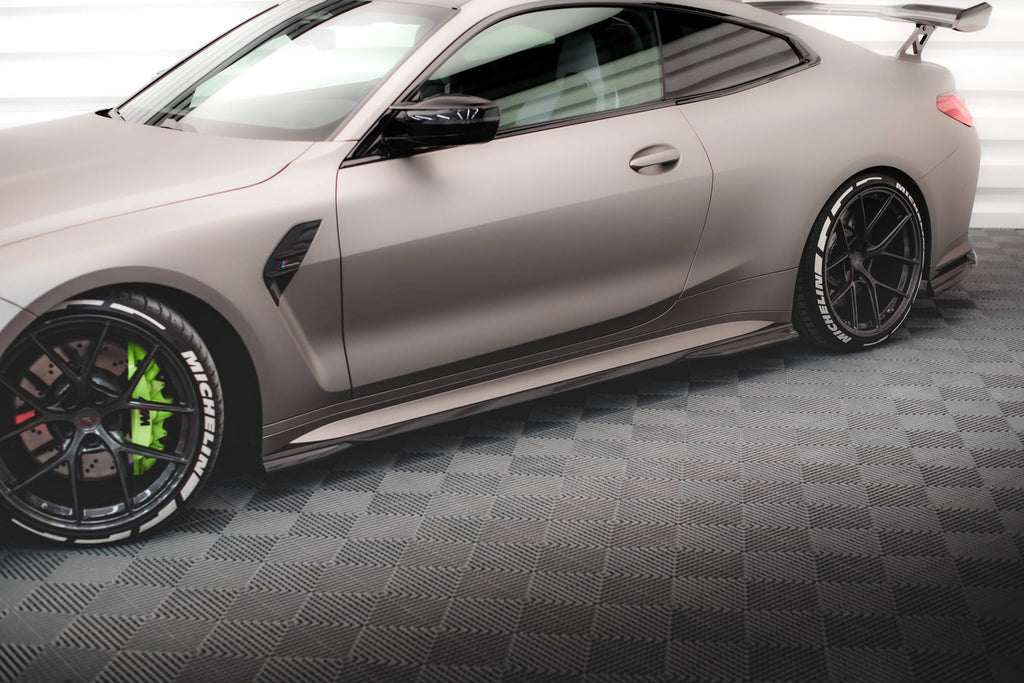 Maxton Design Prepreg Carbon Fiber Seitenschweller BMW M4 G82 / G82 Facelift für BMW M4 G82