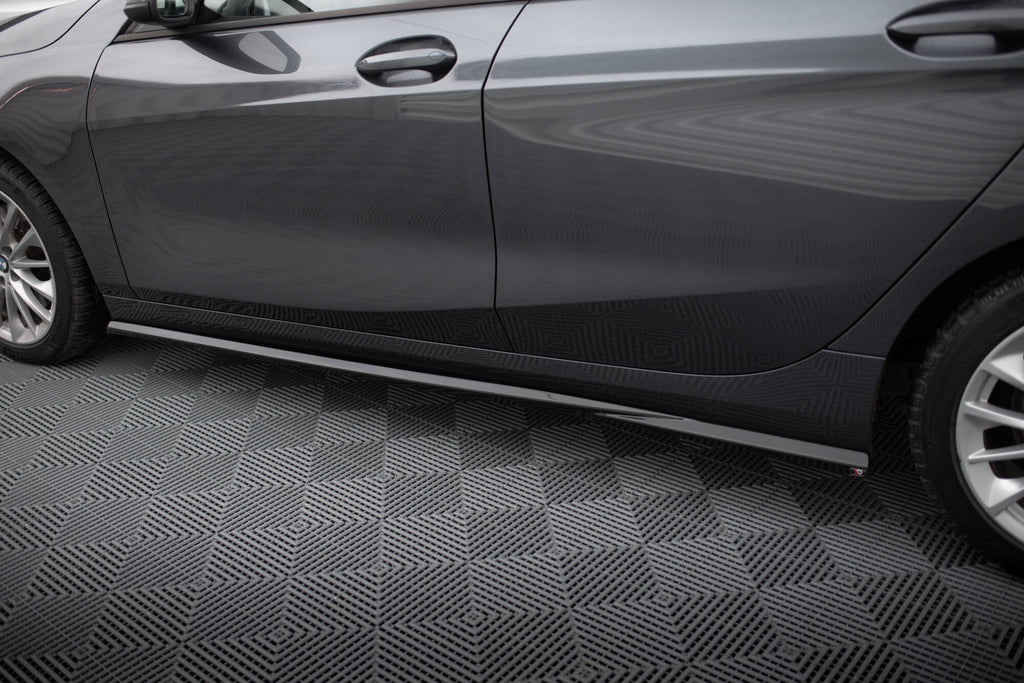 Maxton Design Street+ Seitenschweller Leisten passend für BMW 1er F40 schwarz Hochglanz