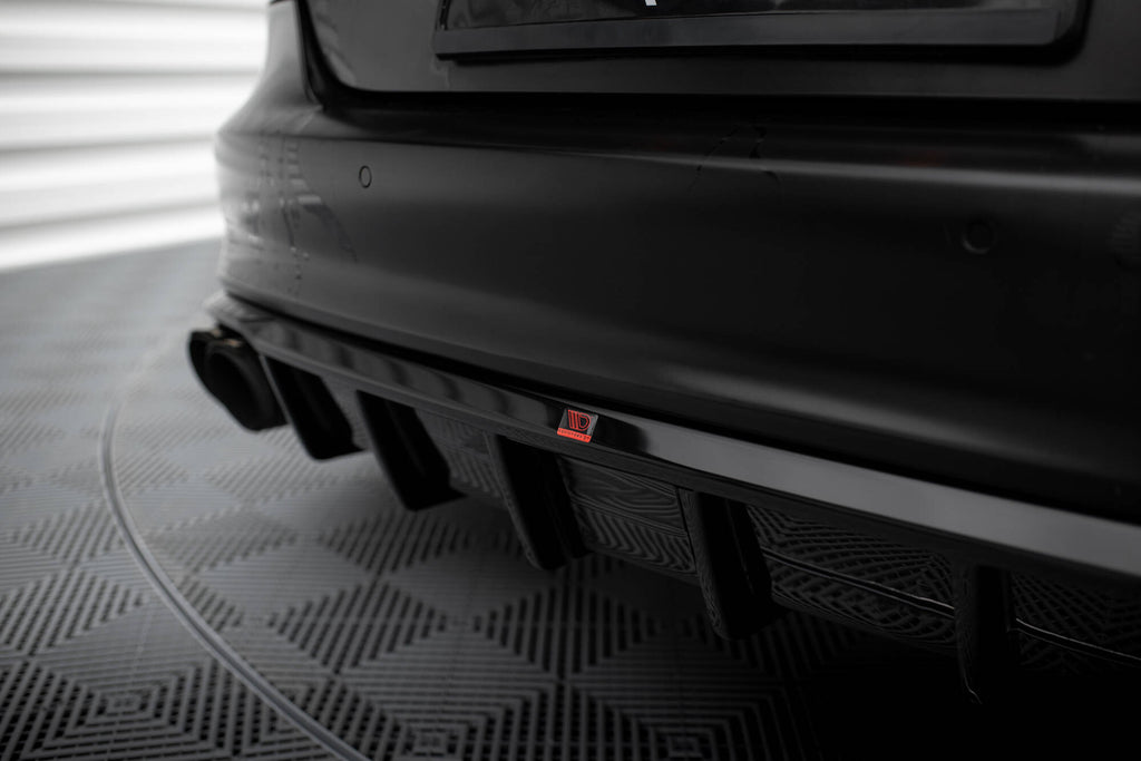 Maxton Design Diffusor Heck Ansatz passend für Audi S7 C7