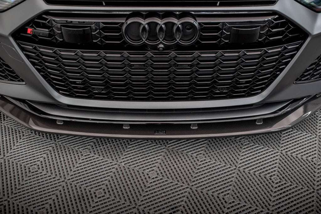Maxton Design Set of Carbon Fiber Splitters Audi RS6 C8 schwarz matt für Audi