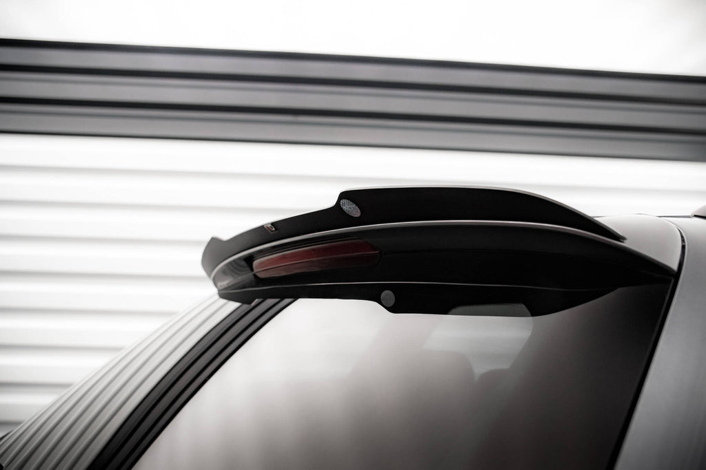Maxton Design Spoiler CAP passend für Audi A4 S-Line / S4 Avant B8 Facelift schwarz Hochglanz