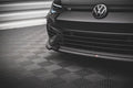 Maxton Design Street+ Spoilerlippe Front Ansatz V.6 passend für VW Golf R Hatchback / Variant Mk8 schwarz Hochglanz