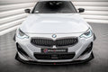 Maxton Design Stoßstangen Flaps Wings vorne Canards passend für BMW 2 Coupe M-Paket / M240i G42