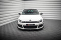 Maxton Design Street Pro Street+ Spoilerlippe Front Ansatz + Flaps passend für VW Scirocco R Mk3 schwarz Hochglanz