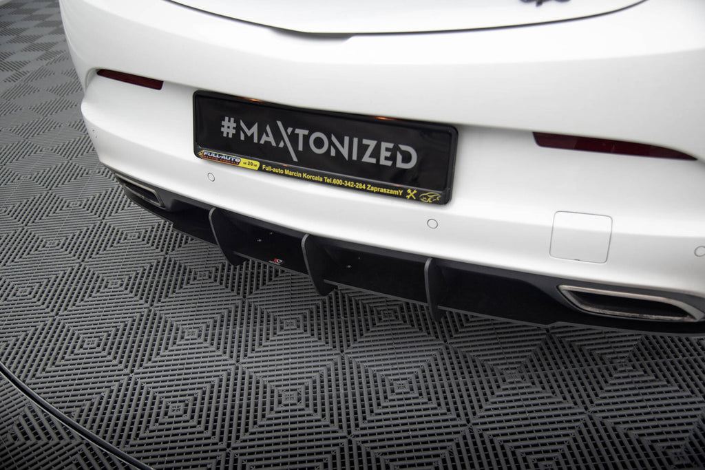 Maxton Design Diffusor Heck Ansatz passend für Heckschürze passend für OPEL ASTRA J OPC / VXR