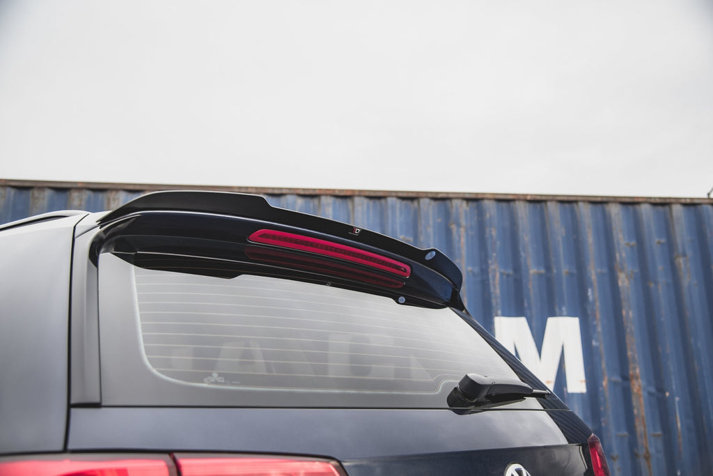 Maxton Design Spoiler CAP passend für VW Passat B8 Variant schwarz Hochglanz
