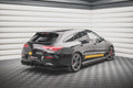 Maxton Design Heck Ansatz Flaps Diffusor passend für Mercedes-AMG CLA 35 Aero / 45 Aero C118 schwarz Hochglanz