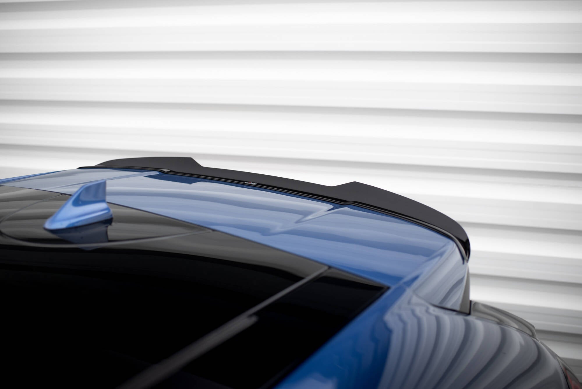 Maxton Design Spoiler CAP passend für Ford Edge Mk2 schwarz Hochglanz