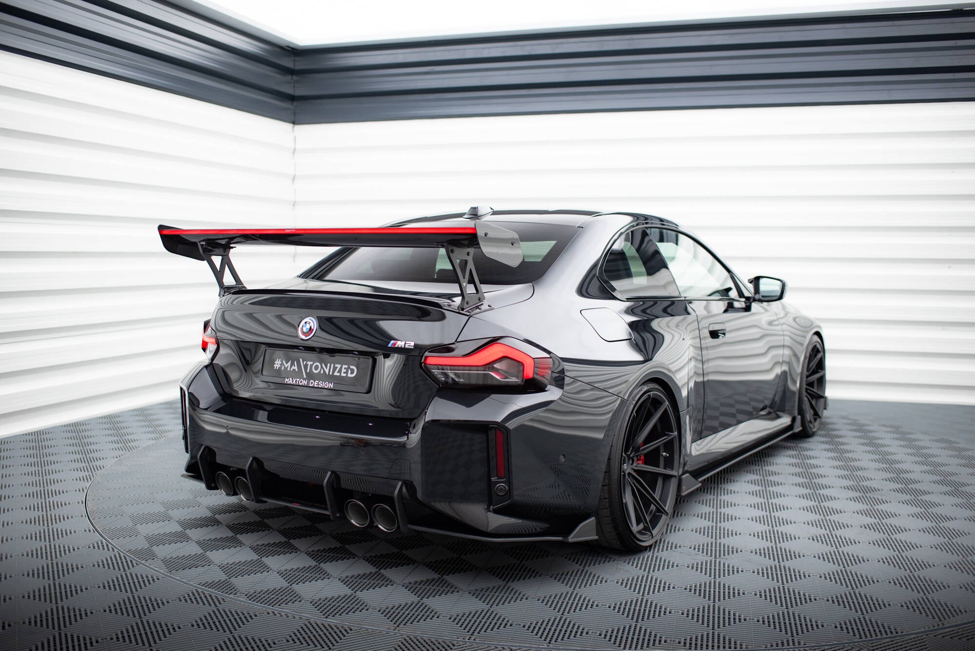 Maxton Design Street Pro Heck Ansatz Flaps Diffusor V.2 passend für BMW M2 G87