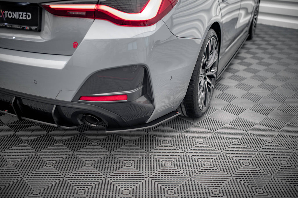 Maxton Design Street Pro Heck Ansatz Flaps Diffusor passend für BMW 4er Gran Coupe M-Paket G26