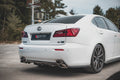 Maxton Design Diffusor Heck Ansatz passend für Lexus IS F Mk2 schwarz Hochglanz
