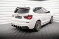 Maxton Design Heck Ansatz Flaps Diffusor passend für BMW X3 M-Paket F25 schwarz Hochglanz