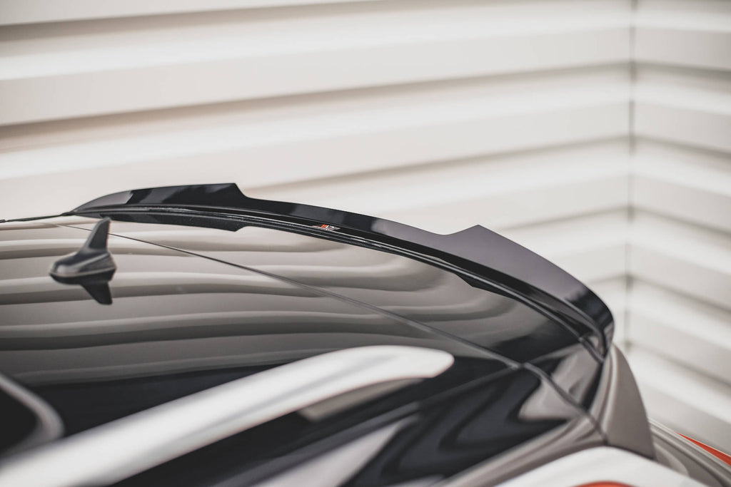 Maxton Design Spoiler CAP passend für VW T-Roc Mk1 schwarz Hochglanz