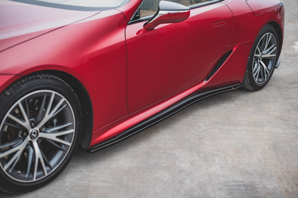 Maxton Design Seitenschweller Ansatz für Lexus LC 500 Carbon Look