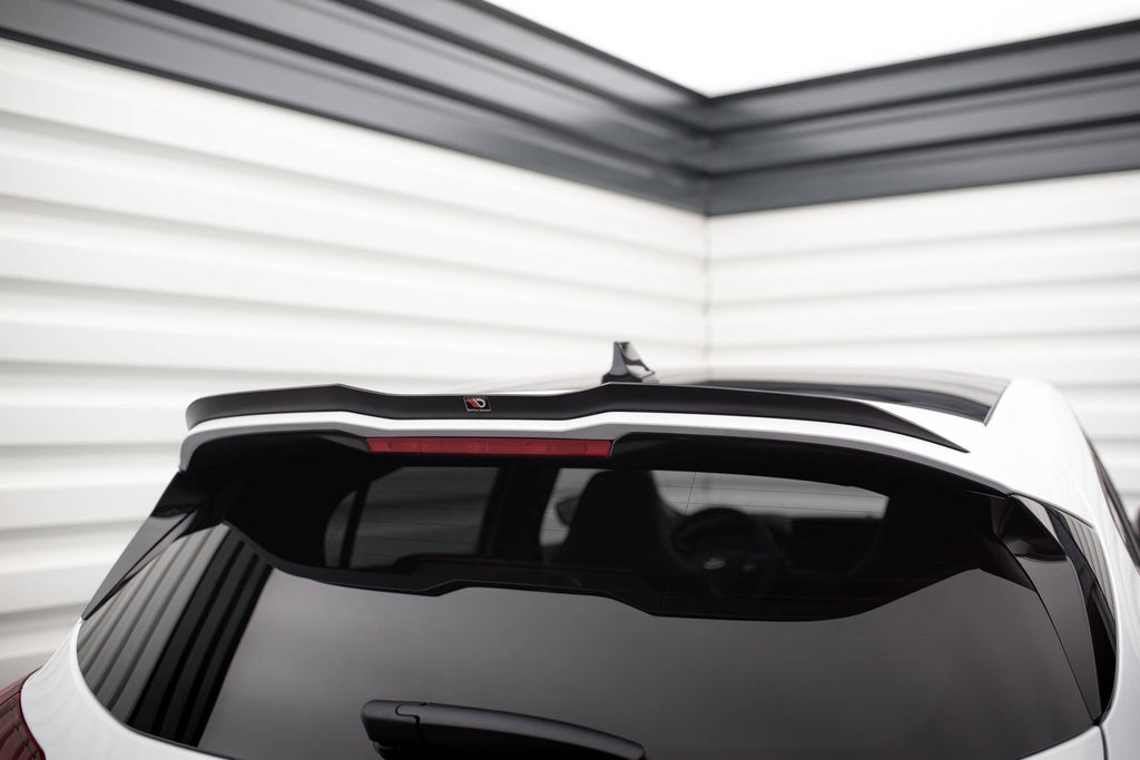 Maxton Design Spoiler CAP V.1 passend für Ford Focus Hatchback ST Mk4 schwarz Hochglanz