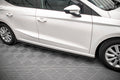Maxton Design Street+ Seitenschweller Leisten passend für V.1 passend für Seat Ibiza FR/ Standard Mk5 schwarz Hochglanz