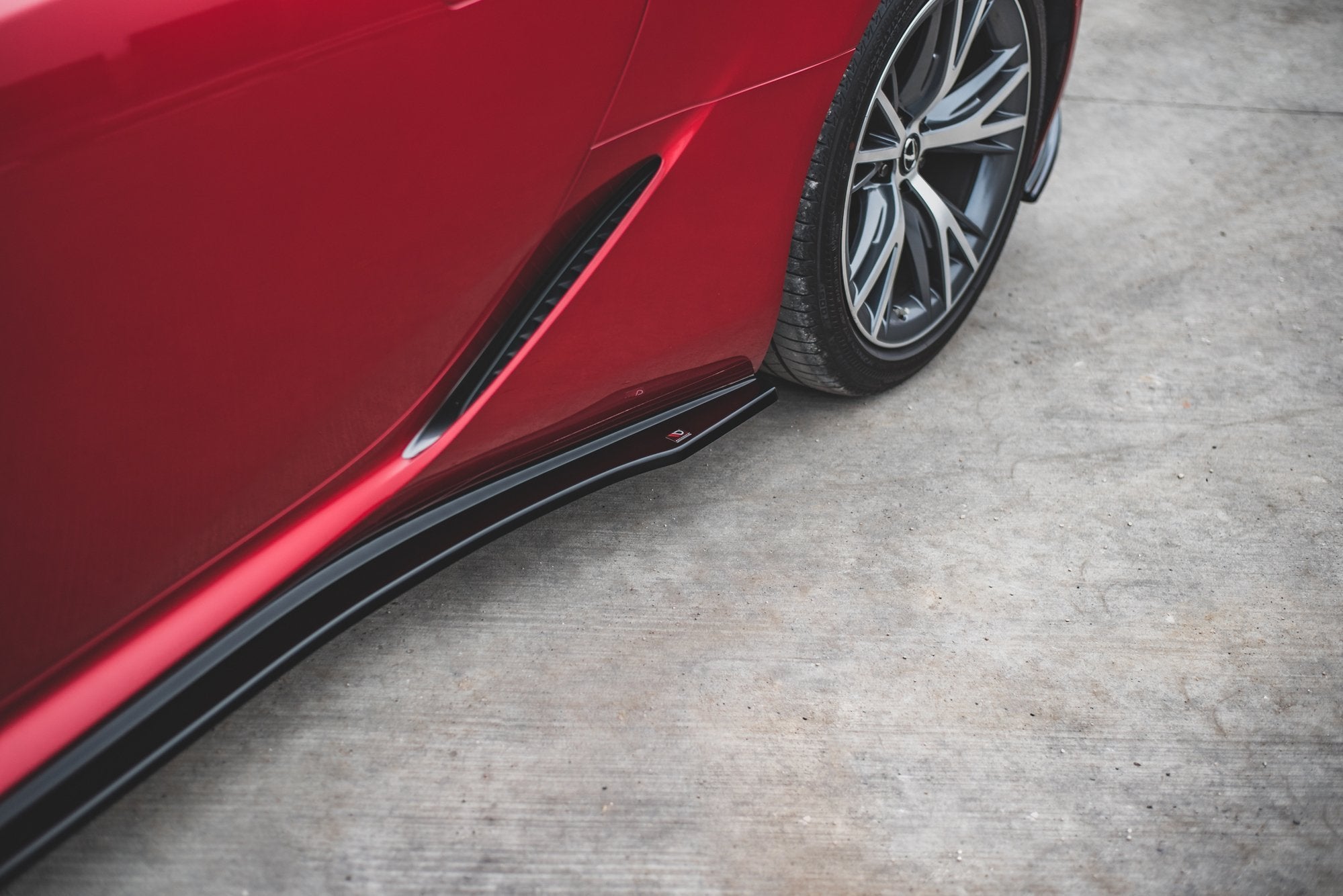 Maxton Design Seitenschweller Ansatz für Lexus LC 500 Carbon Look