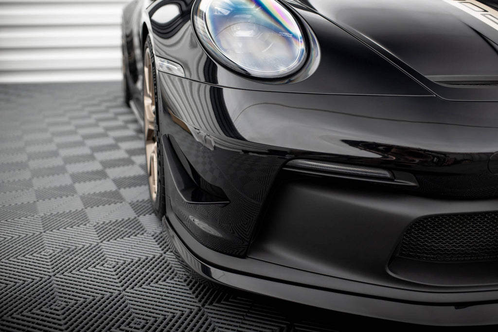 Maxton Design Stoßstangen Flaps Wings vorne Canards passend für Porsche 911 992 GT3