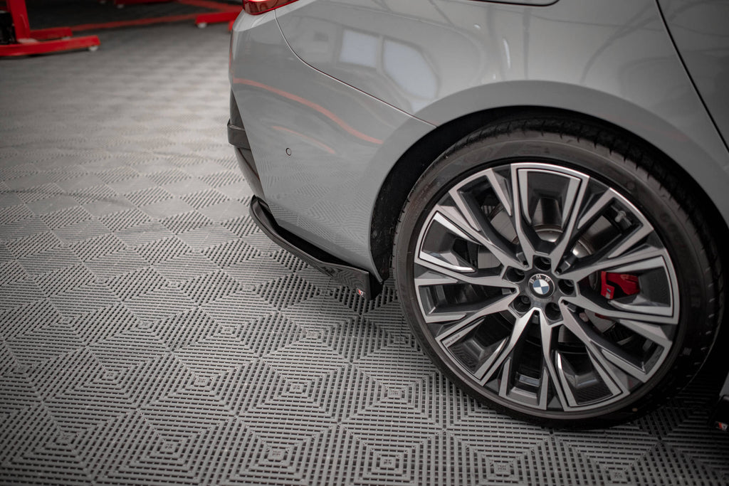 Maxton Design Heck Ansatz Flaps Diffusor V.2 passend für BMW 4er Gran Coupe M-Paket G26 schwarz Hochglanz