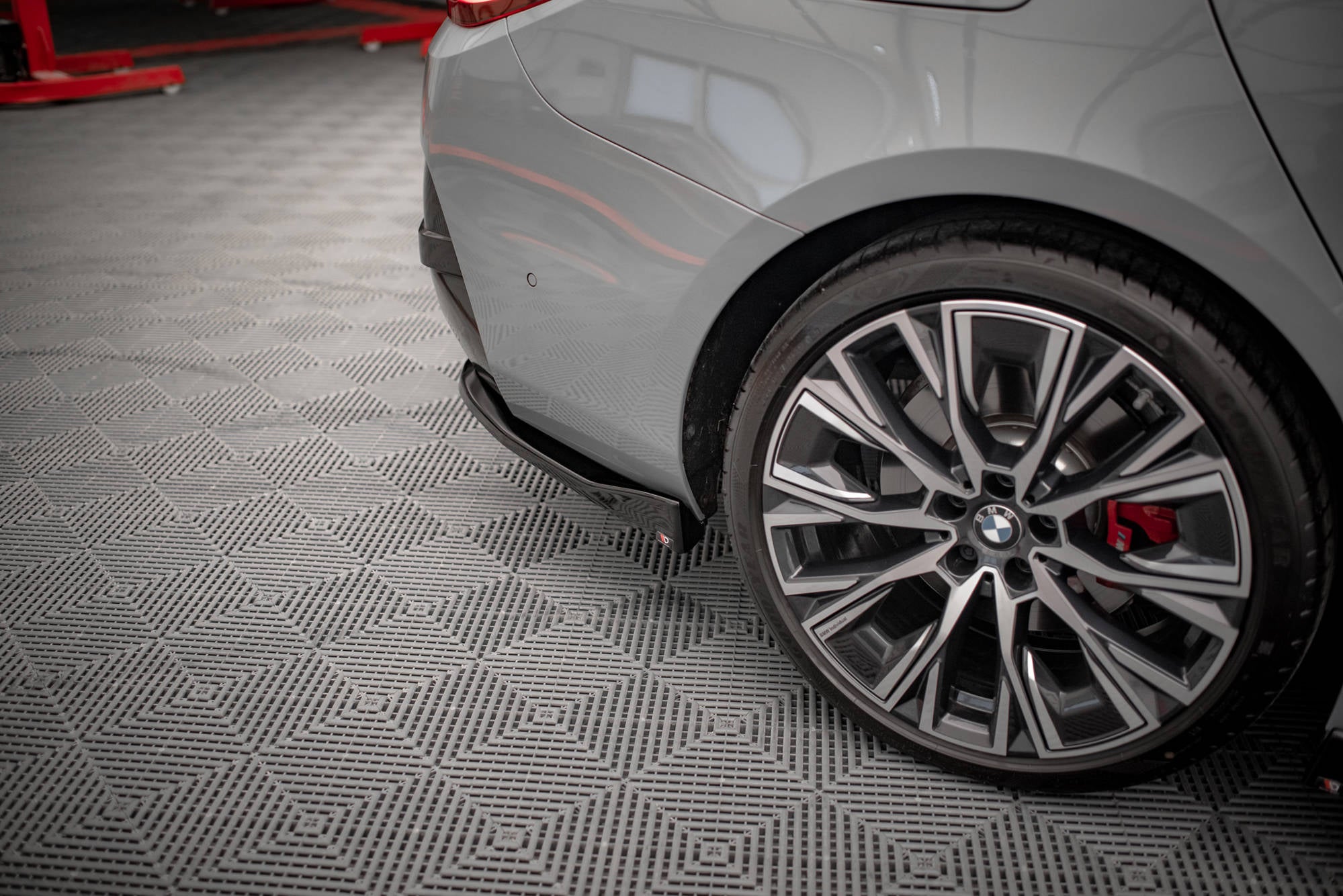 Maxton Design Heck Ansatz Flaps Diffusor V.2 passend für BMW 4er Gran Coupe M-Paket G26 schwarz Hochglanz