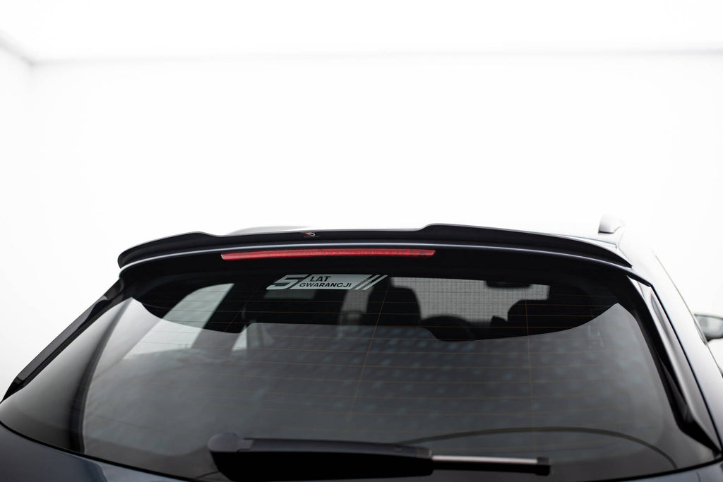 Maxton Design Spoiler CAP V.1 passend für Seat Leon Cupra ST Mk3 / Mk3 Facelift schwarz Hochglanz