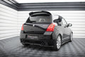 Maxton Design Street+ Mittlerer Diffusor RACE passend für Suzuki Swift Sport Mk4 schwarz Hochglanz