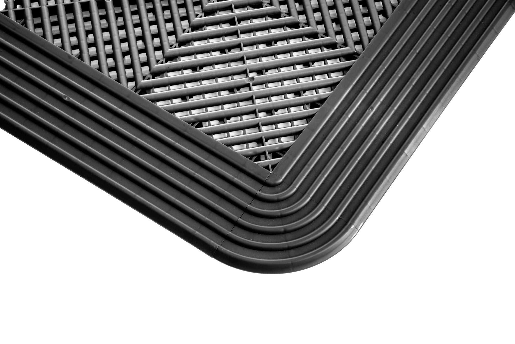 Maxton Design Modularer "MAXTON Floor"- Eckkantenfliese (Männliche Stifte) für MAXTON FLOOR
